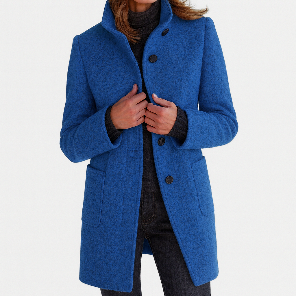 Emma | Ladies Coat with High Collar
