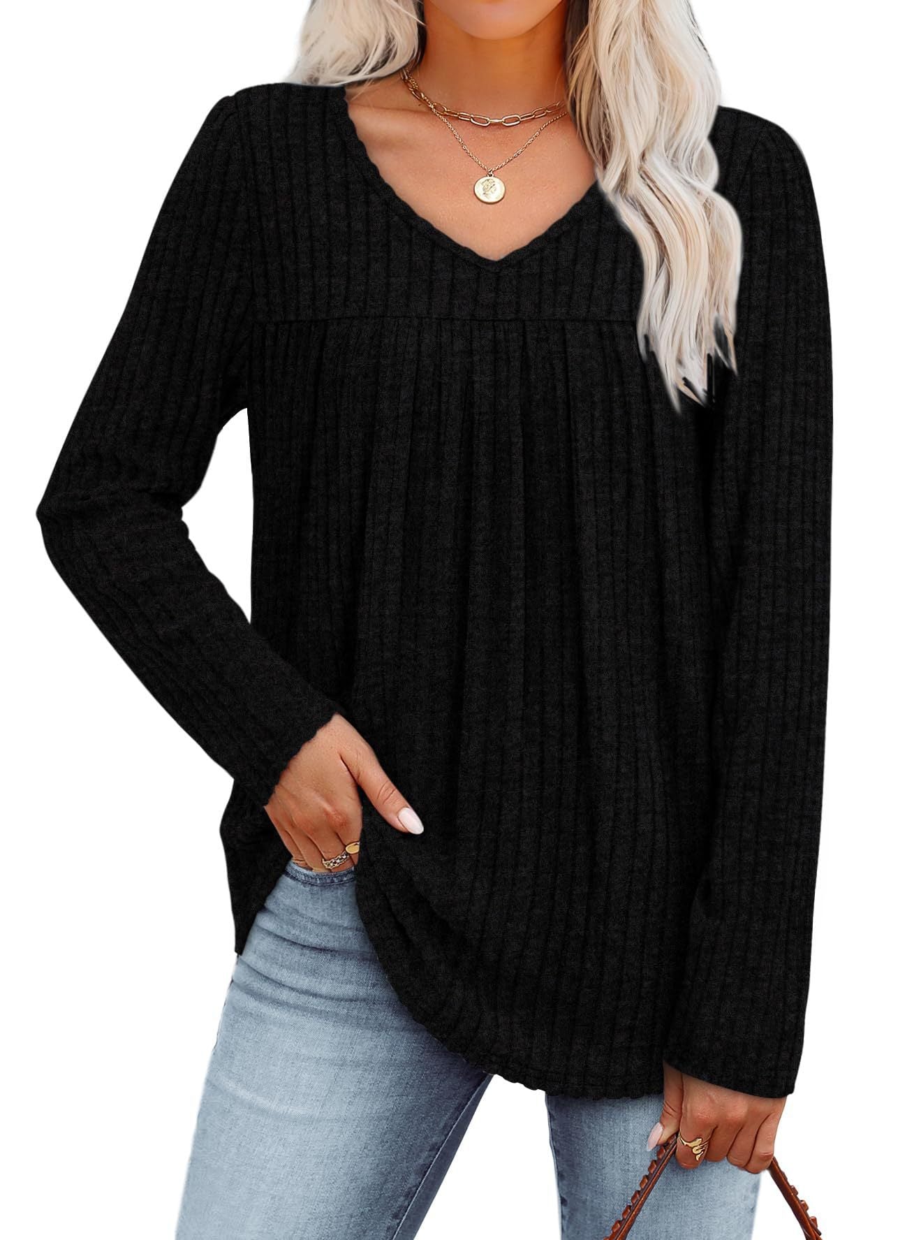 Emma | Soft & Cozy V-Neck Everyday Sweater