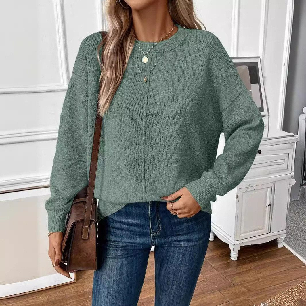 Emma | Women’s Soft Knit Round-Neck Sweater