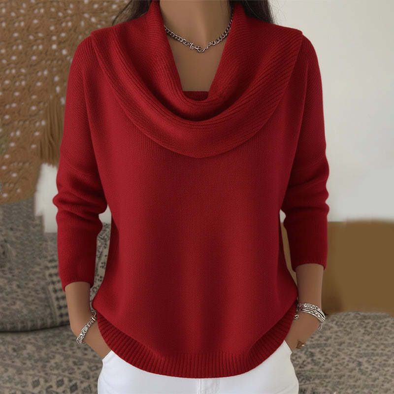 Olivia Soft-Knit Collar Sweater