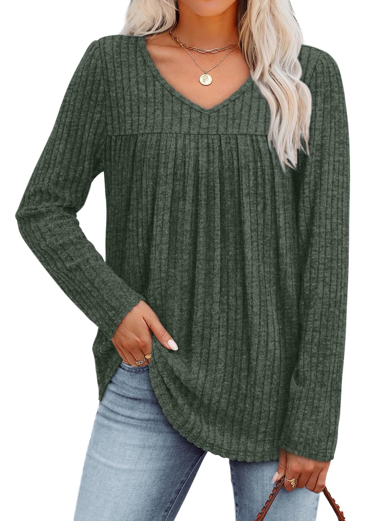 Emma | Soft & Cozy V-Neck Everyday Sweater