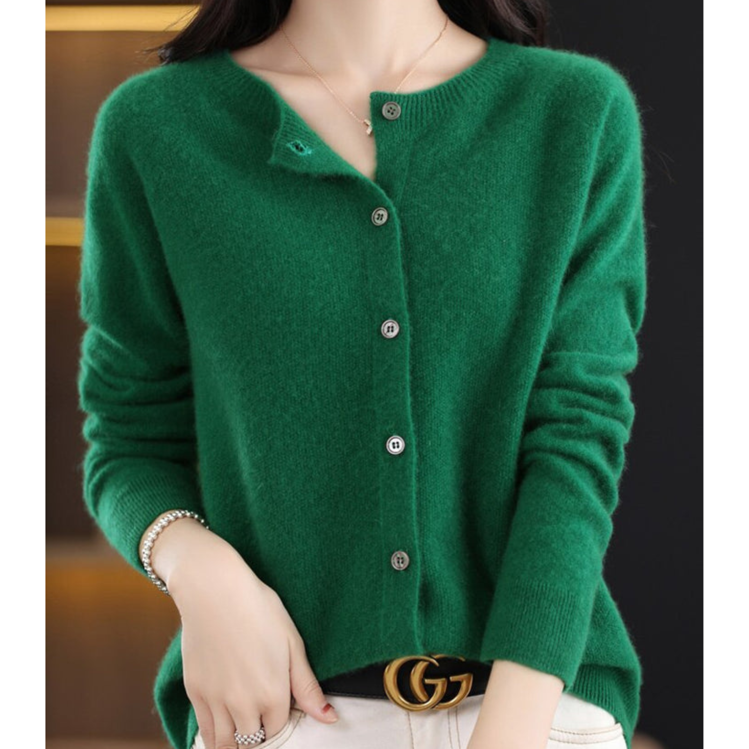 Emma™ - 100% Merino Wool Cardigan