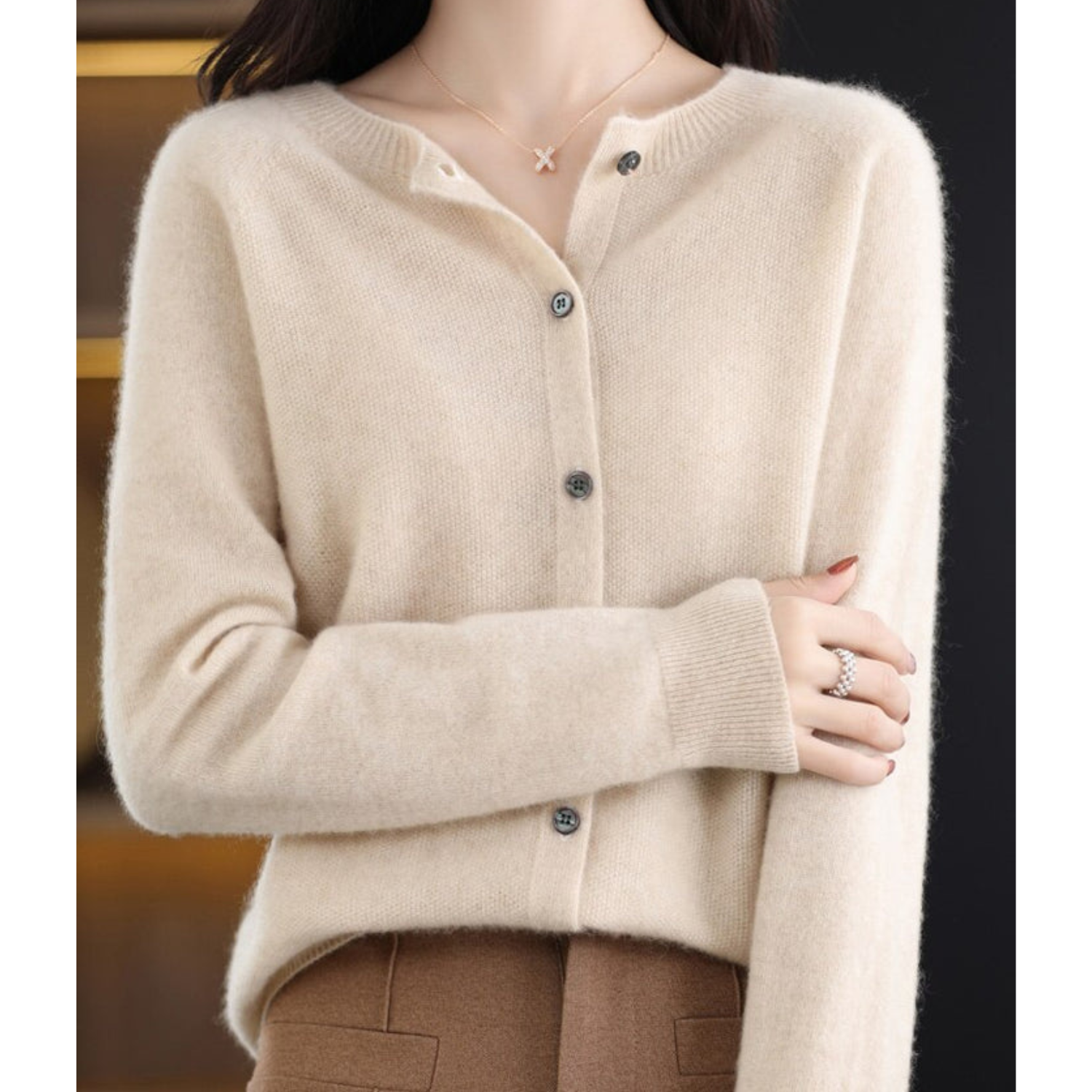 Emma™ - 100% Merino Wool Cardigan
