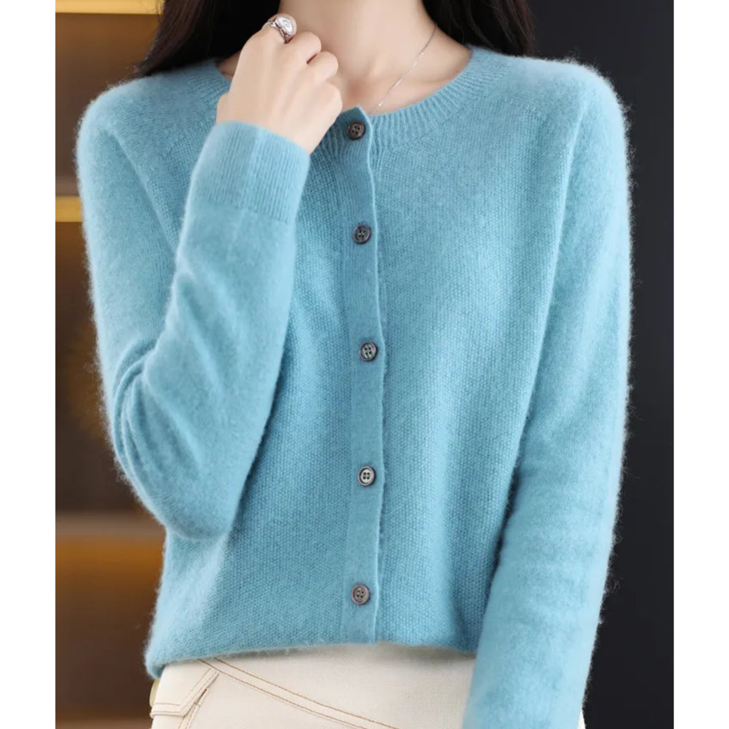 Emma™ - 100% Merino Wool Cardigan