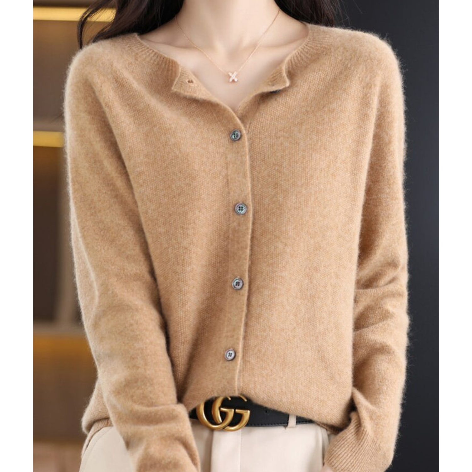 Emma™ - 100% Merino Wool Cardigan
