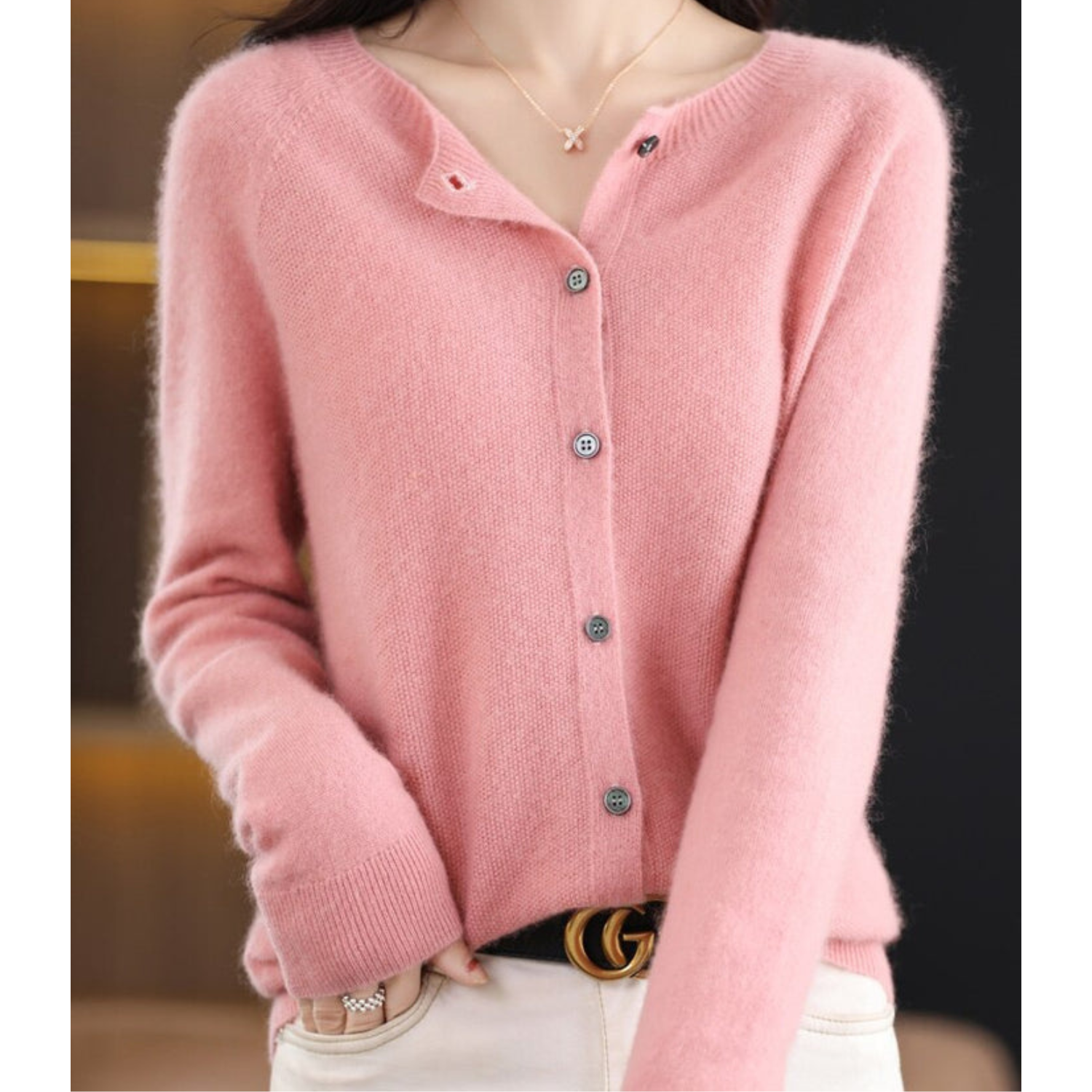 Emma™ - 100% Merino Wool Cardigan