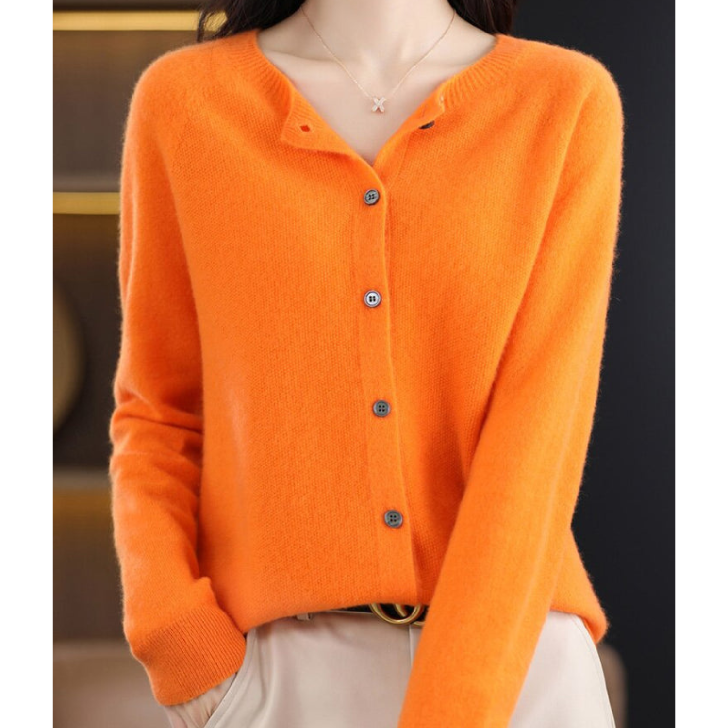 Emma™ - 100% Merino Wool Cardigan