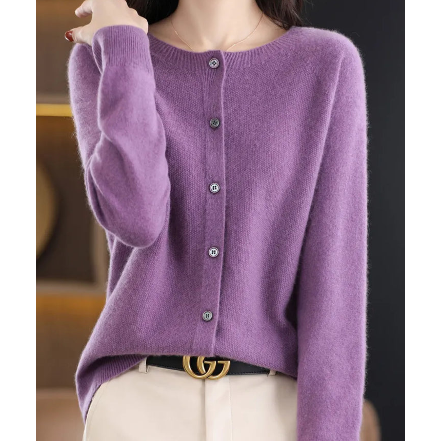 Emma™ - 100% Merino Wool Cardigan