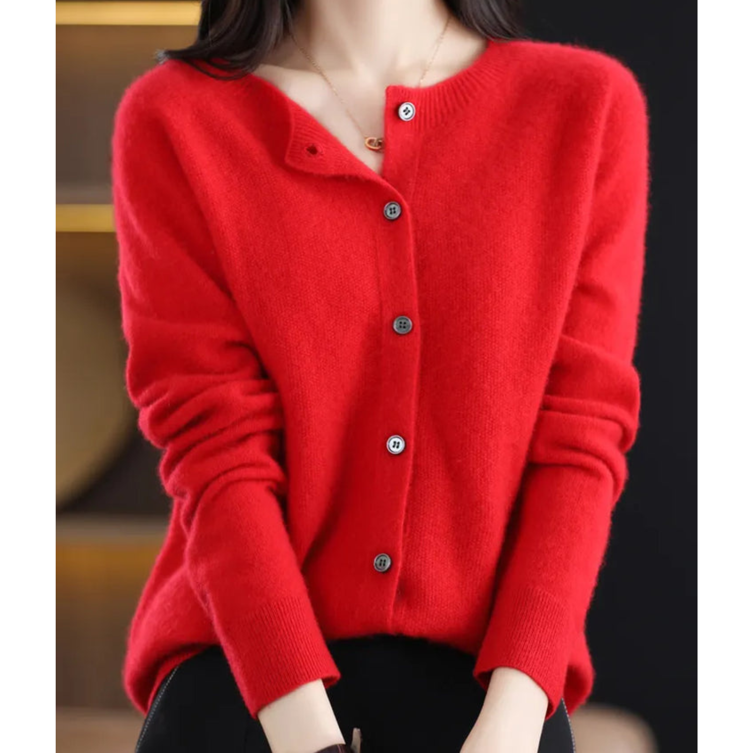 Emma™ - 100% Merino Wool Cardigan