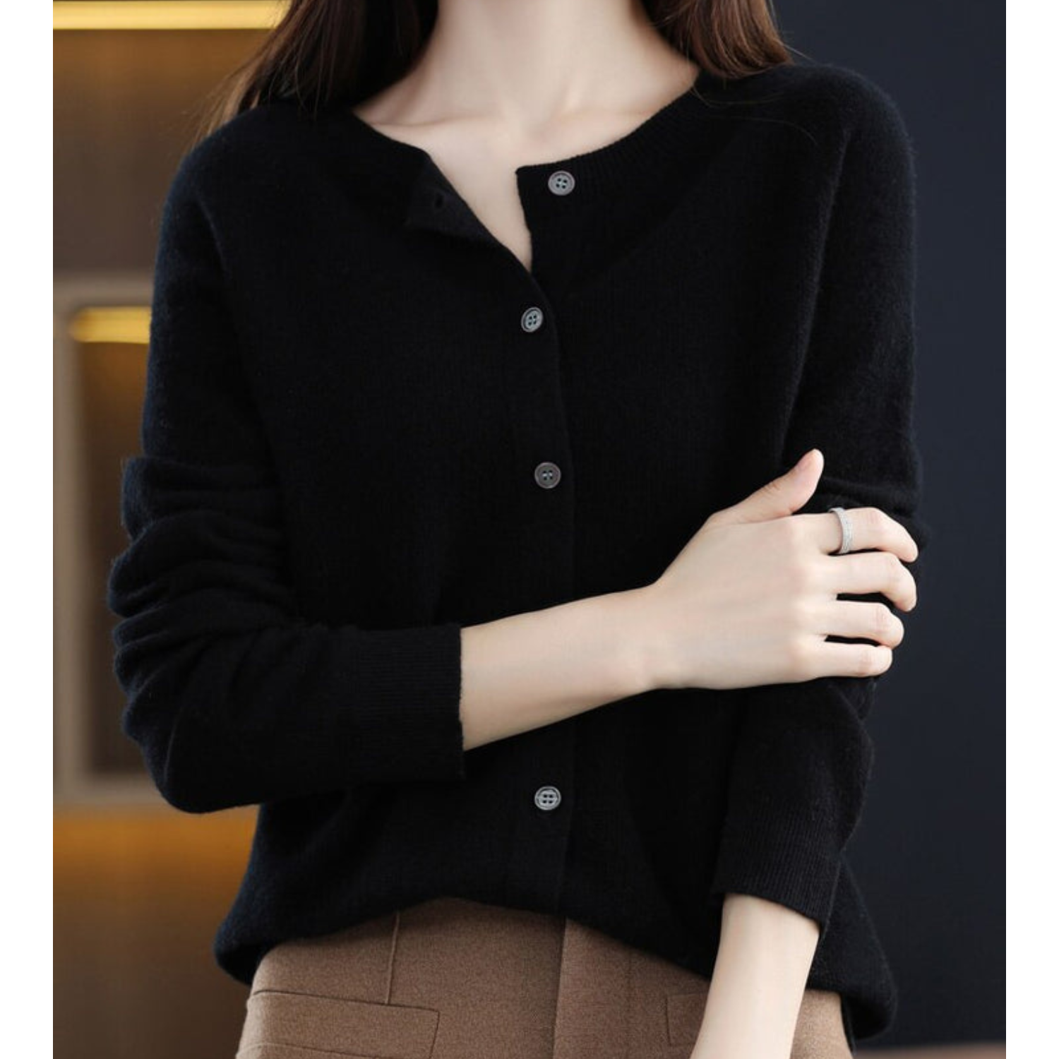 Emma™ - 100% Merino Wool Cardigan