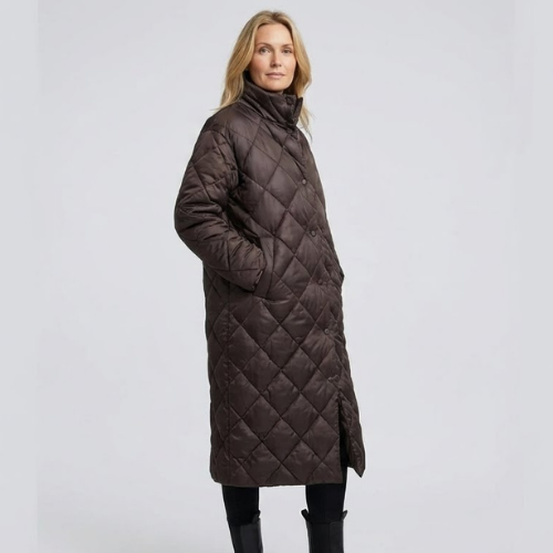 Sophia | Quilted Mid Coat