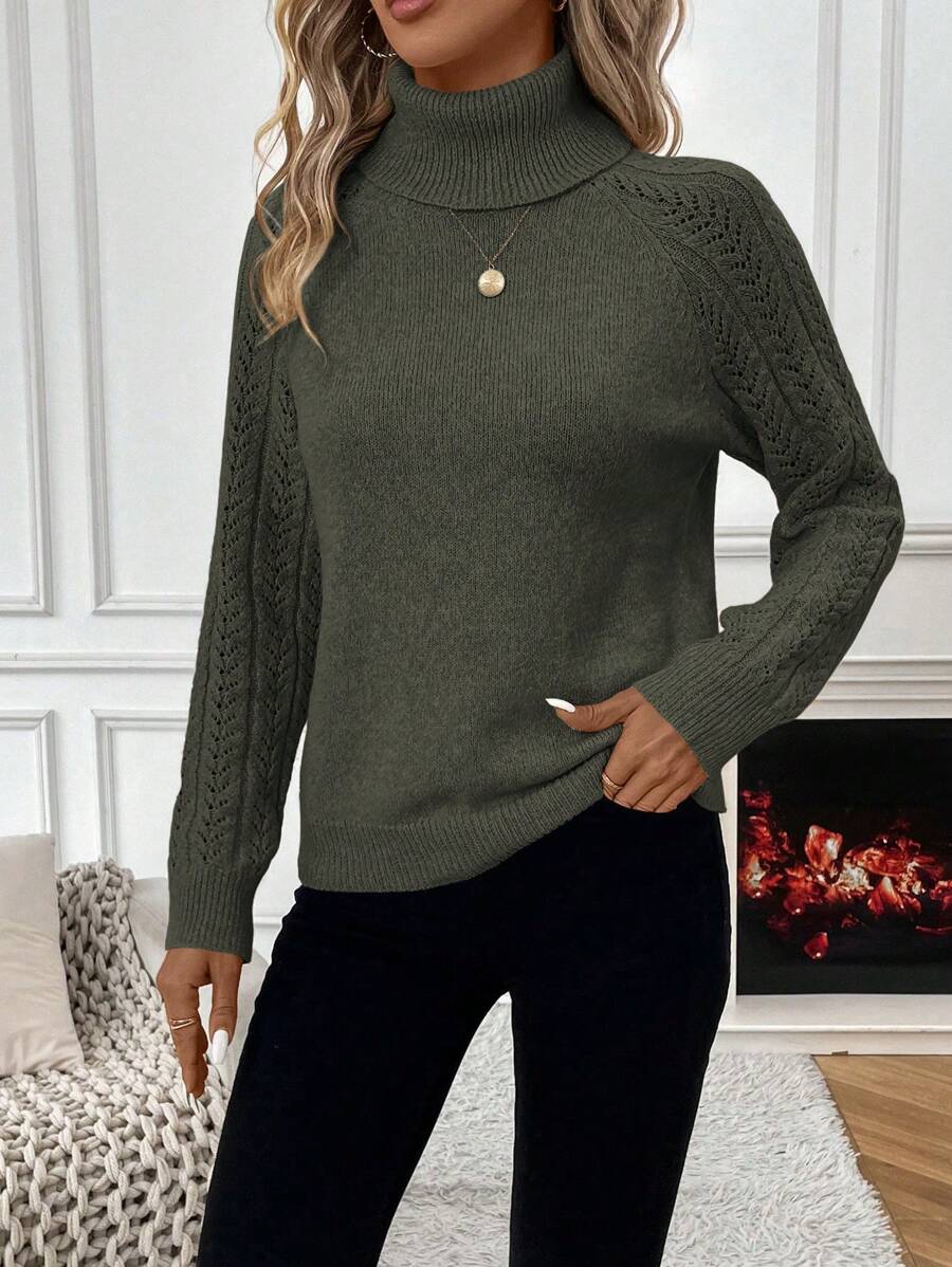Amara | Elegant Turtleneck Knit Sweater