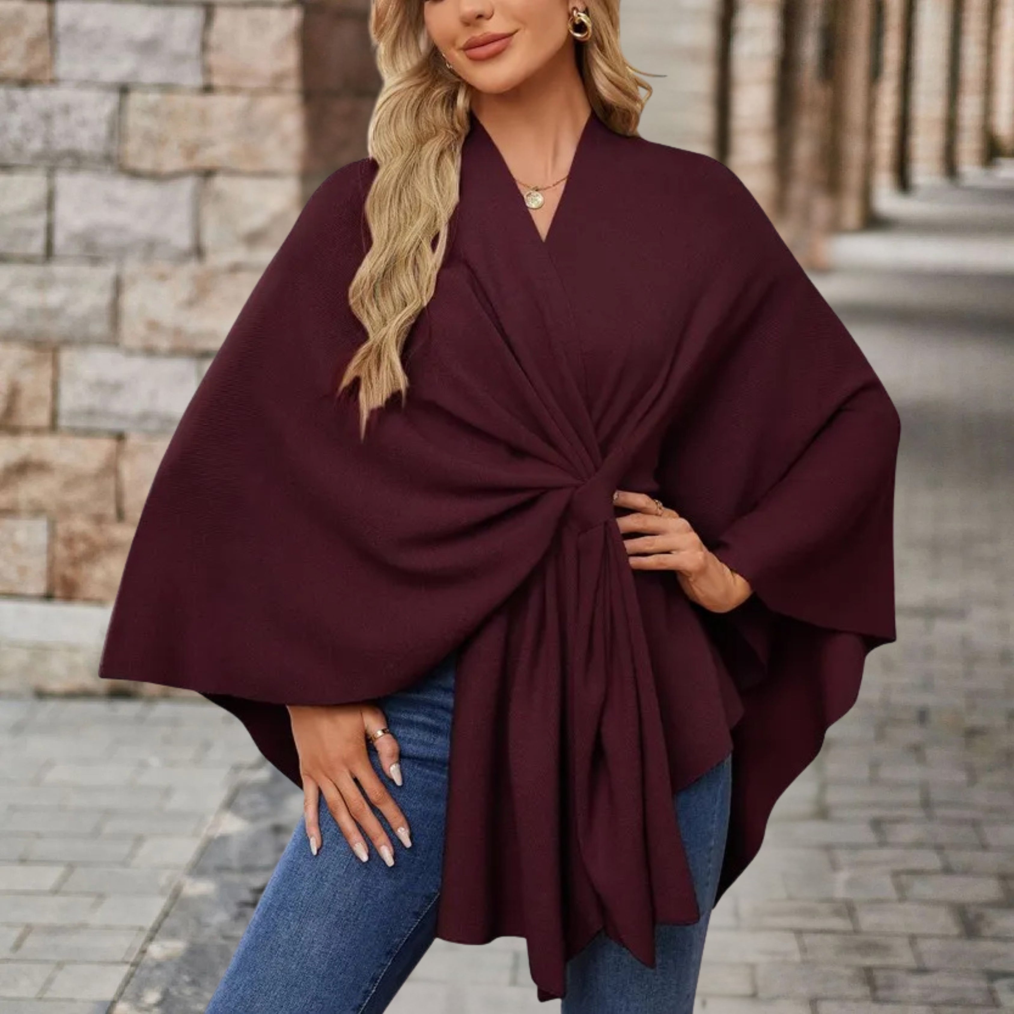 Emma | Chic Elegant Poncho