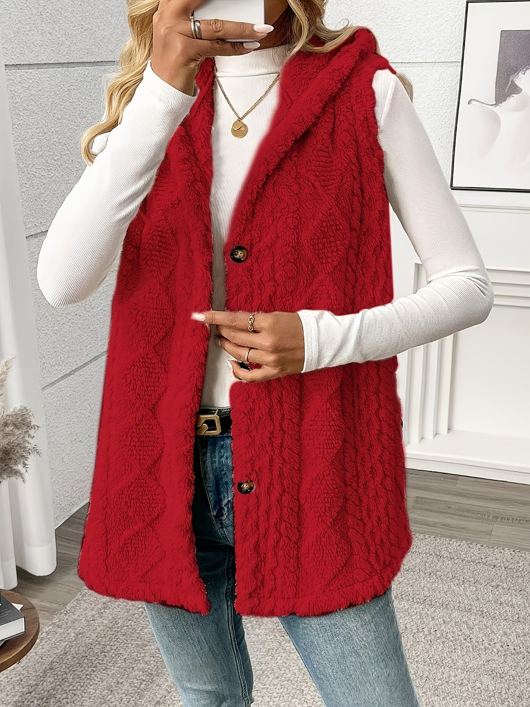 Warm Teddy Vest
