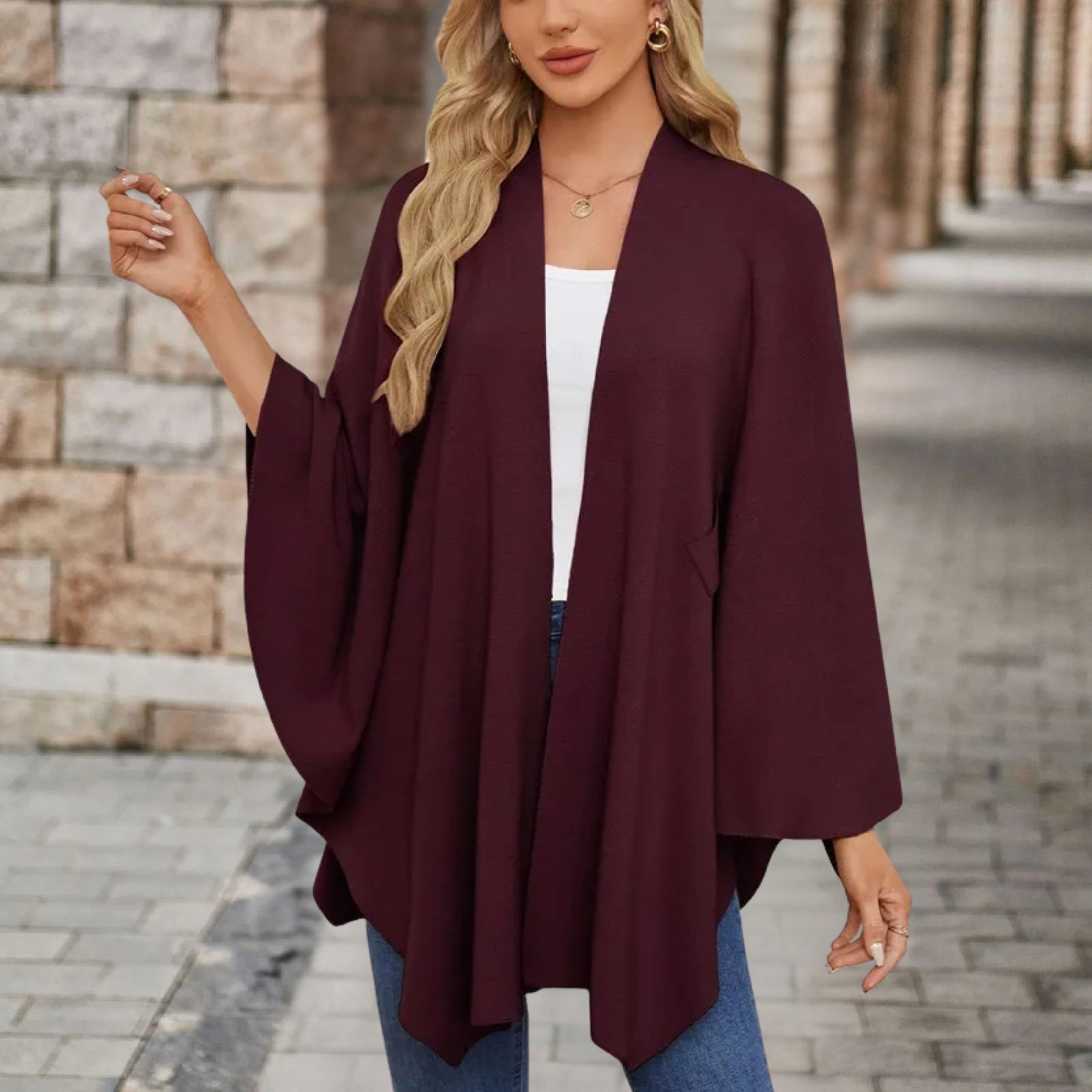 Emma | Chic Elegant Poncho