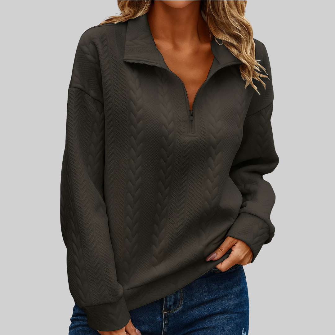 Claire | Women Zip-Up Sweater