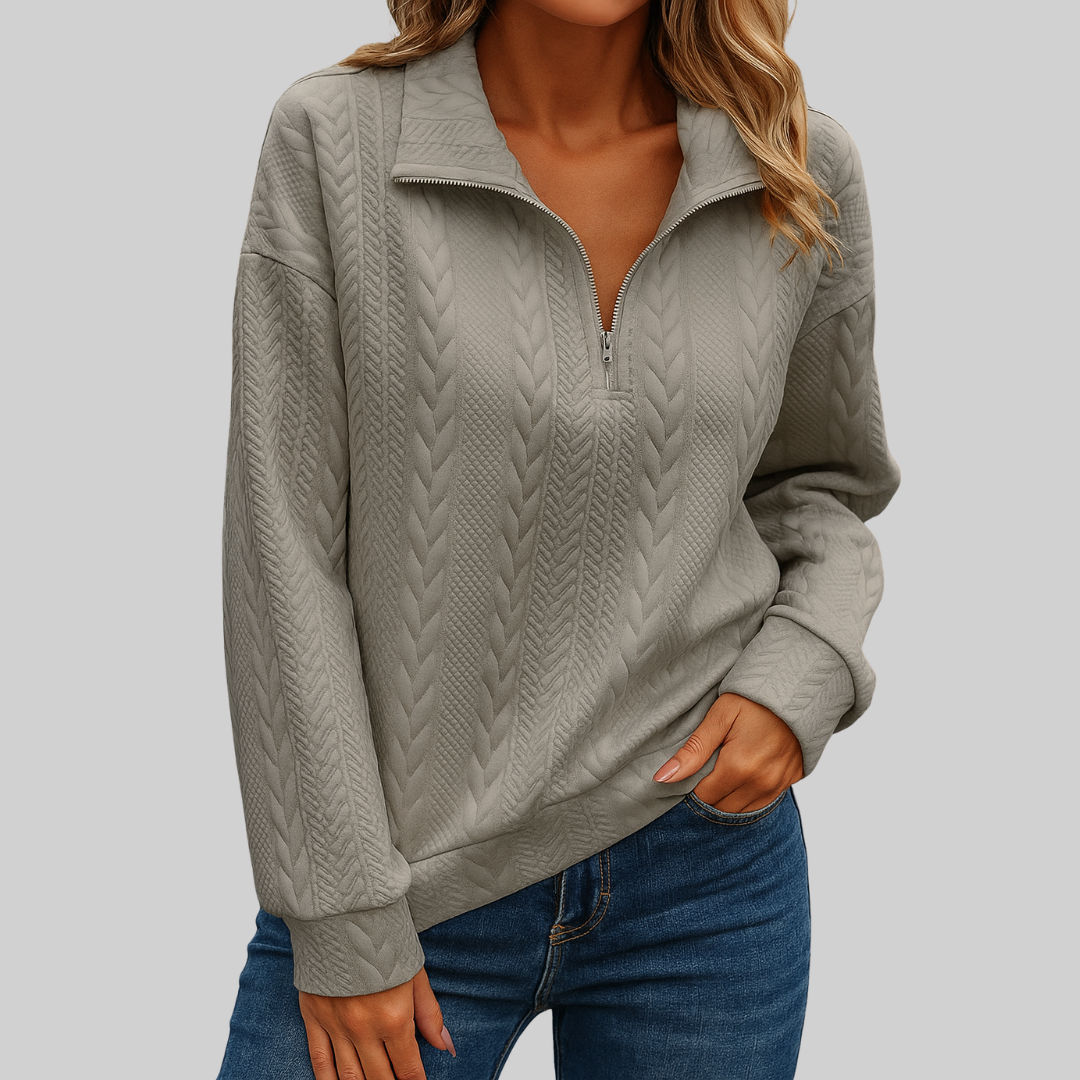 Claire | Women Zip-Up Sweater