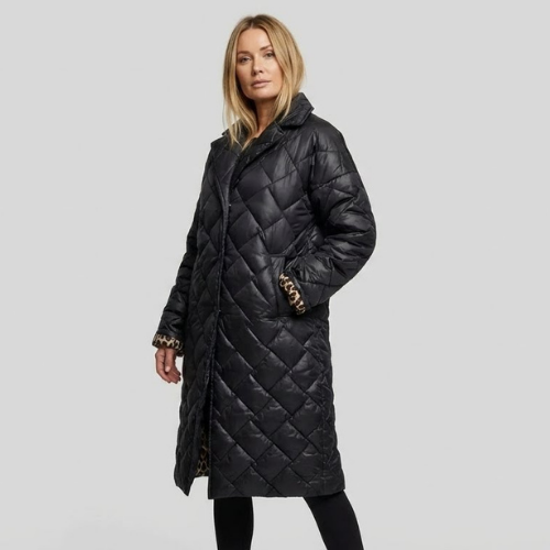 Sophia | Quilted Mid Coat