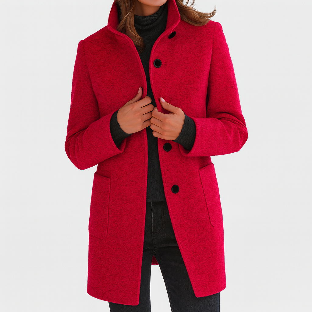 Emma | Ladies Coat with High Collar
