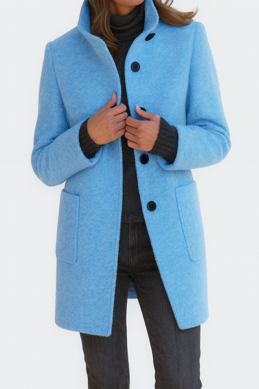 Emma | Ladies Coat with High Collar