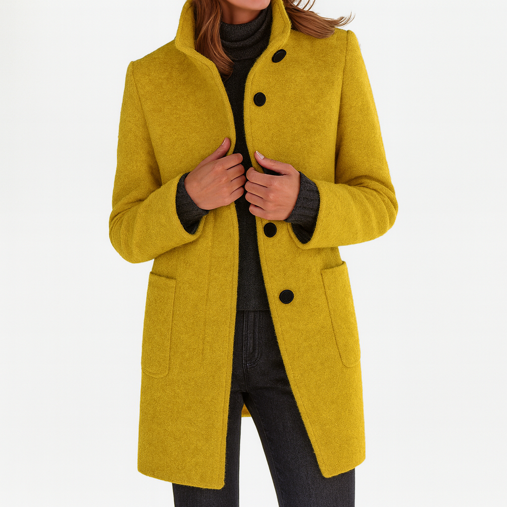 Emma | Ladies Coat with High Collar