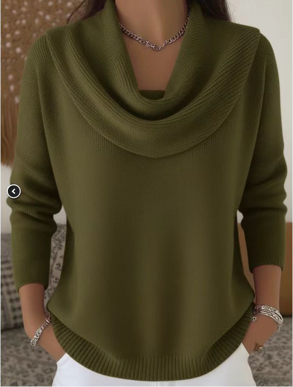 Olivia Soft-Knit Collar Sweater