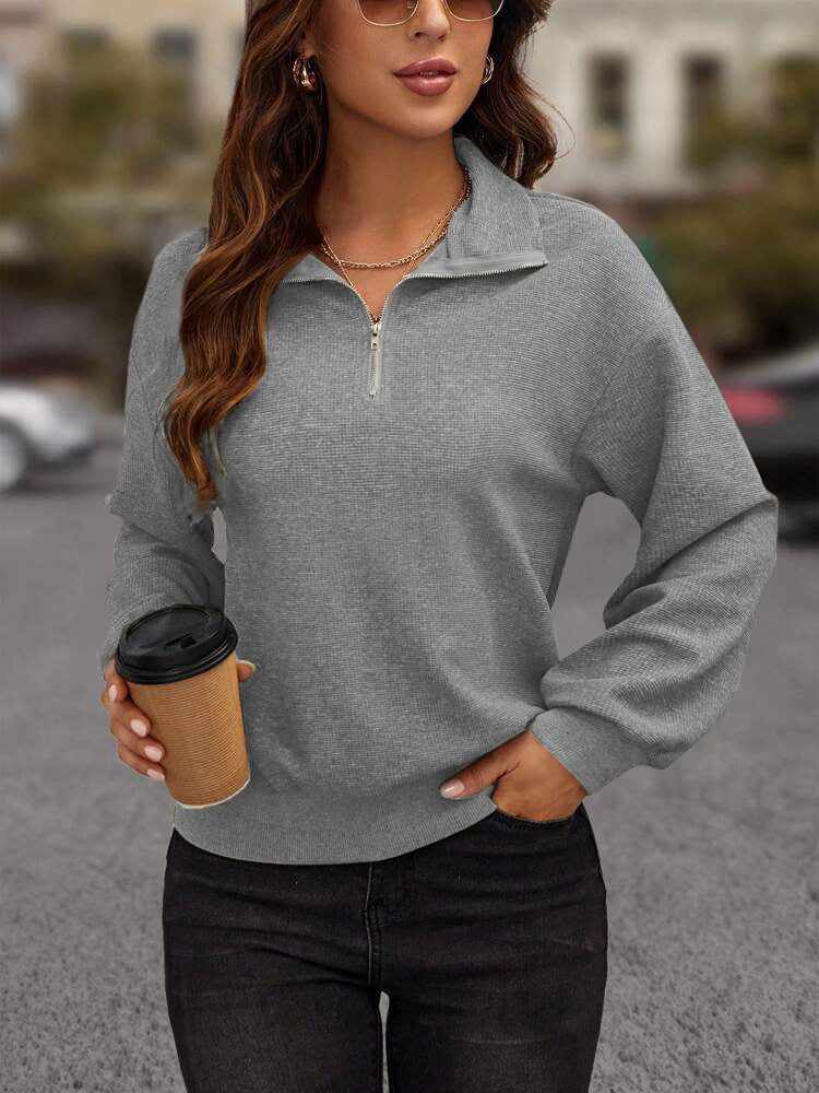 Emma | Women Half-Zip Knit Pullover