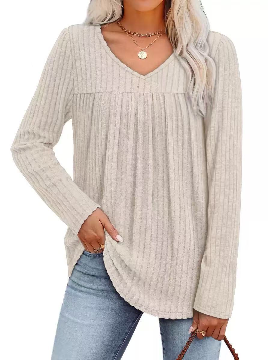Emma | Soft & Cozy V-Neck Everyday Sweater