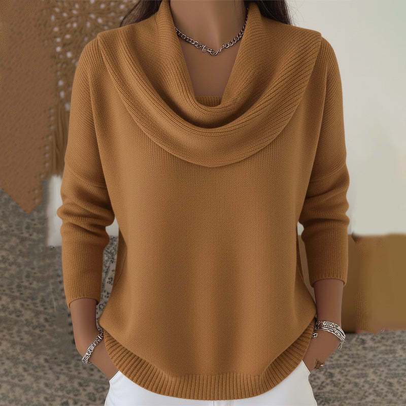 Olivia Soft-Knit Collar Sweater