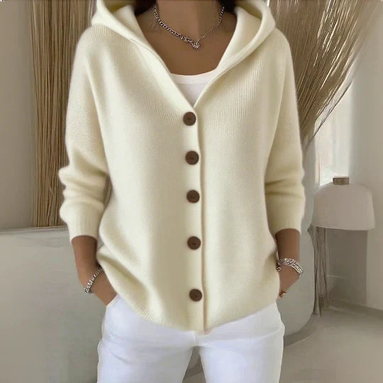 Emma™ - Soft Hooded Knit Cardigan