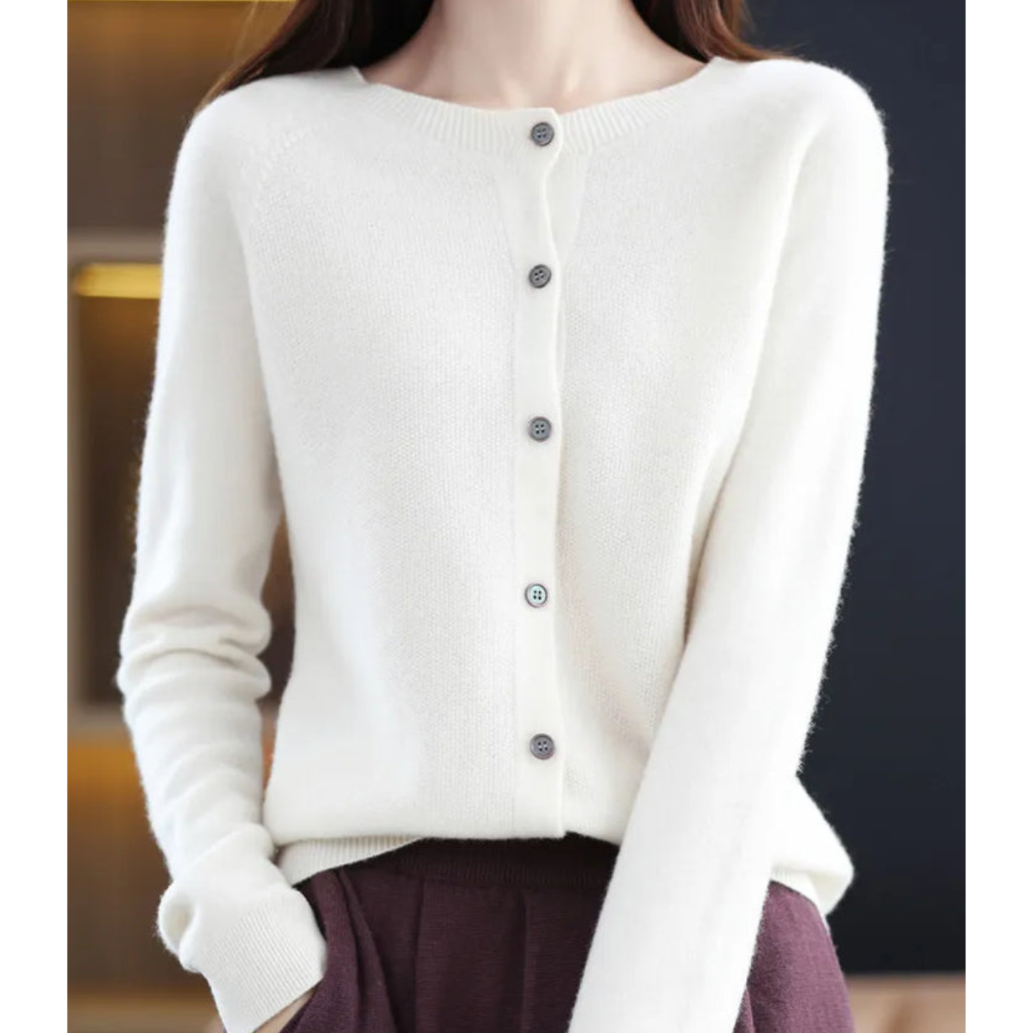 Emma™ - 100% Merino Wool Cardigan